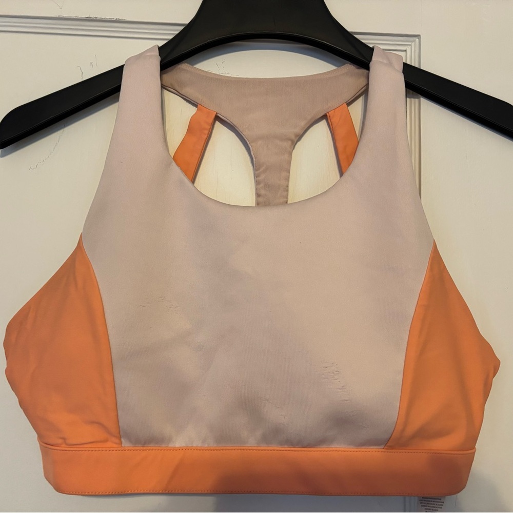 Fabletics Orange Intimates Bra for Stylish Support